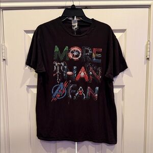 Marvel More Than A Fan Black T-Shirt